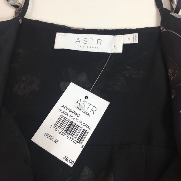 ASTR Satin Wrap Dress - Picture 6 of 8